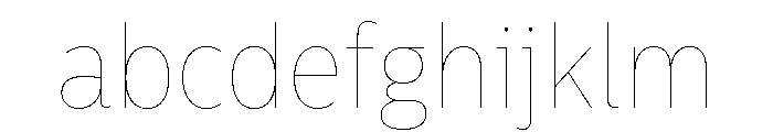 CentraleSansCnd Hairline FONT