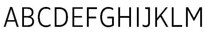 CentraleSansCnd Light Font UPPERCASE