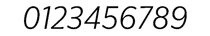 CentraleSansCnd LightItalic Font OTHER CHARS