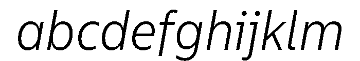 CentraleSansCnd LightItalic FONT