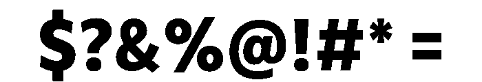 CentraleSansCnd XBold Font OTHER CHARS