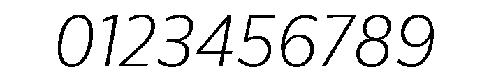 CentraleSansCnd XLightItalic Font OTHER CHARS