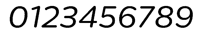 CentraleSansRnd BookItalic Font OTHER CHARS