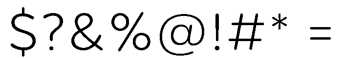 CentraleSansRnd Light Font OTHER CHARS