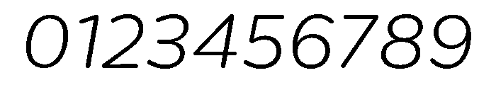 CentraleSansRnd LightItalic Font OTHER CHARS