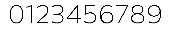 CentraleSansRnd Thin Font OTHER CHARS