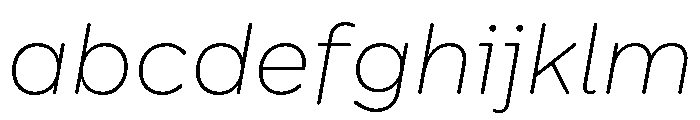 CentraleSansRnd ThinItalic FONT