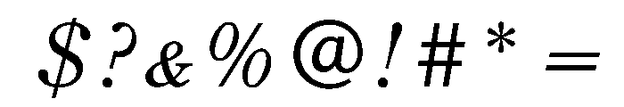 CenturyNewStyle LightItalicSmallCaps Font OTHER CHARS