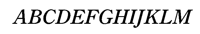 CenturyNewStyle LightItalicSmallCaps FONT
