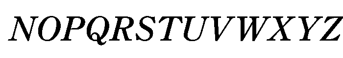 CenturyNewStyle LightItalicSmallCaps Font LOWERCASE