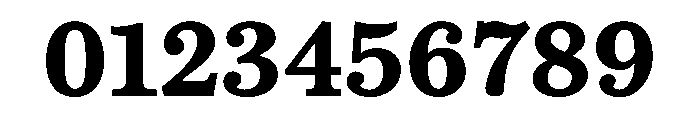 CenturySupraABold Font OTHER CHARS