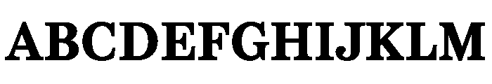 CenturySupraABold Font UPPERCASE