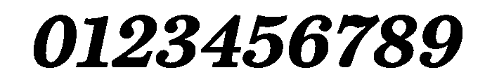 CenturySupraABoldItalic Font OTHER CHARS
