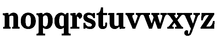 CenturySupraABold Font LOWERCASE