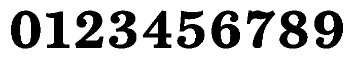 CenturySupraACapsBold Font OTHER CHARS
