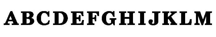 CenturySupraACapsBold FONT