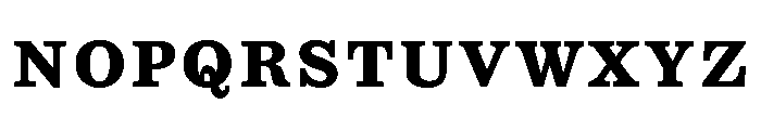 CenturySupraACapsBold Font LOWERCASE
