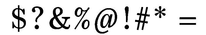 CenturySupraACapsRegular Font OTHER CHARS
