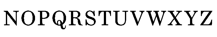 CenturySupraACapsRegular Font UPPERCASE