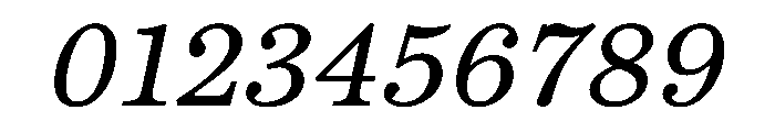 CenturySupraAItalic Font OTHER CHARS