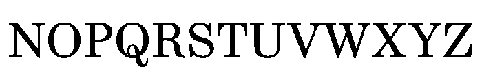 CenturySupraARegular Font UPPERCASE