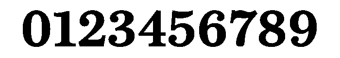 CenturySupraBBold Font OTHER CHARS