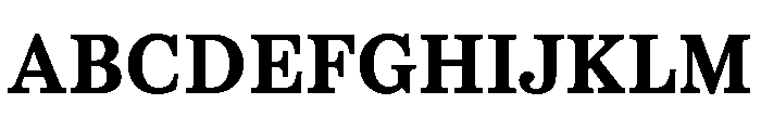 CenturySupraBBold Font UPPERCASE