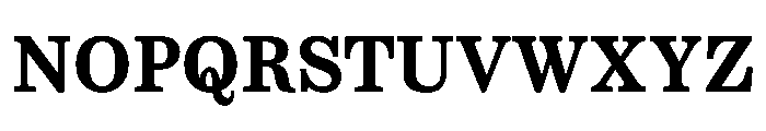 CenturySupraBBold Font UPPERCASE