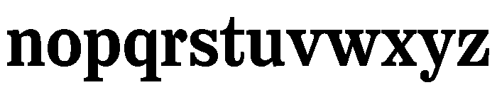 CenturySupraBBold Font LOWERCASE