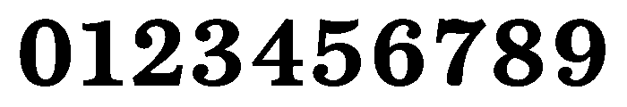 CenturySupraBCapsBold Font OTHER CHARS