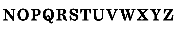CenturySupraBCapsBold Font UPPERCASE