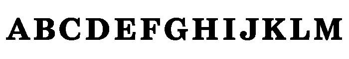 CenturySupraBCapsBold FONT
