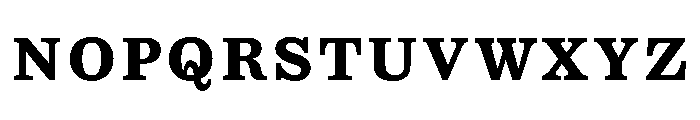 CenturySupraBCapsBold Font LOWERCASE