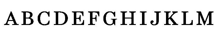 CenturySupraBCapsRegular FONT