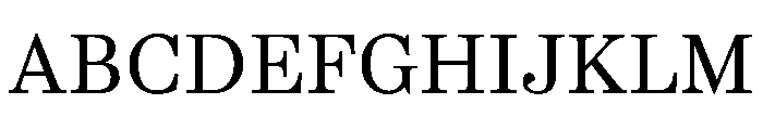 CenturySupraBRegular Font UPPERCASE