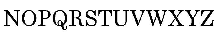 CenturySupraBRegular Font UPPERCASE