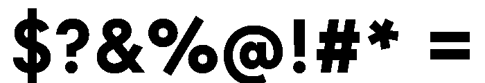 Certeauproweb Bold Font OTHER CHARS