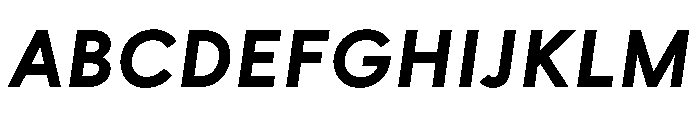 Certeauproweb Boldoblique Font UPPERCASE