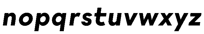 Certeauproweb Boldoblique Font LOWERCASE