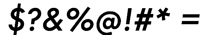 Certeauproweb Mediumoblique Font OTHER CHARS