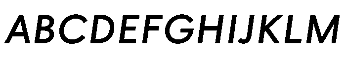 Certeauproweb Mediumoblique Font UPPERCASE