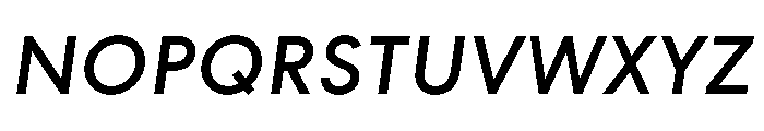 Certeauproweb Mediumoblique Font UPPERCASE
