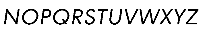 Certeauproweb Oblique Font UPPERCASE