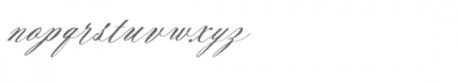 Cellicia Script Font LOWERCASE