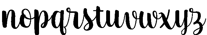 Celestial Tall Font LOWERCASE