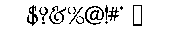 Celtic Bold Font OTHER CHARS