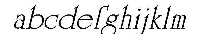 Celtic Regular Italic FONT