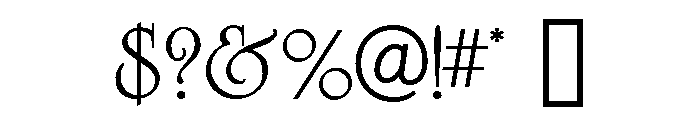 Celtic Regular Font OTHER CHARS
