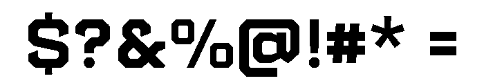 Centrifuge Bold Font OTHER CHARS