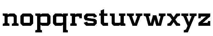Centrifuge Bold Font LOWERCASE